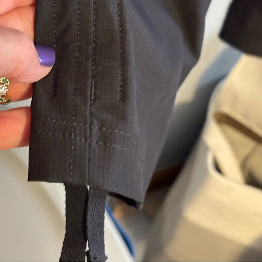 Eddie Bauer STRETCH Ripstop‎ CROP Pant Black Size 8